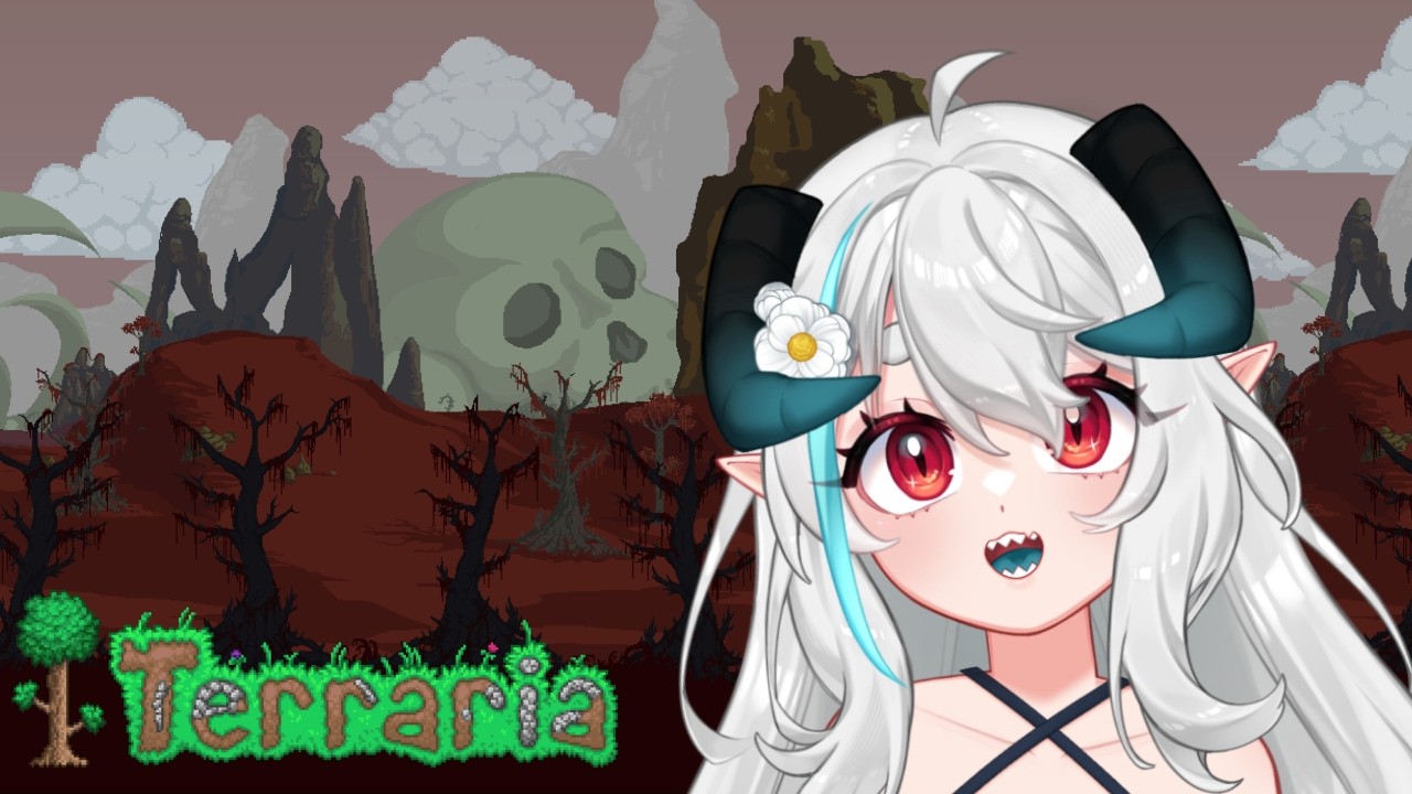 (˵ •⩊• ˵ ) ✧ Vpooper! | Water Dragon ⋆｡ﾟ🫧｡ | Terraria first playthrough! #nyeeeon #neonsten