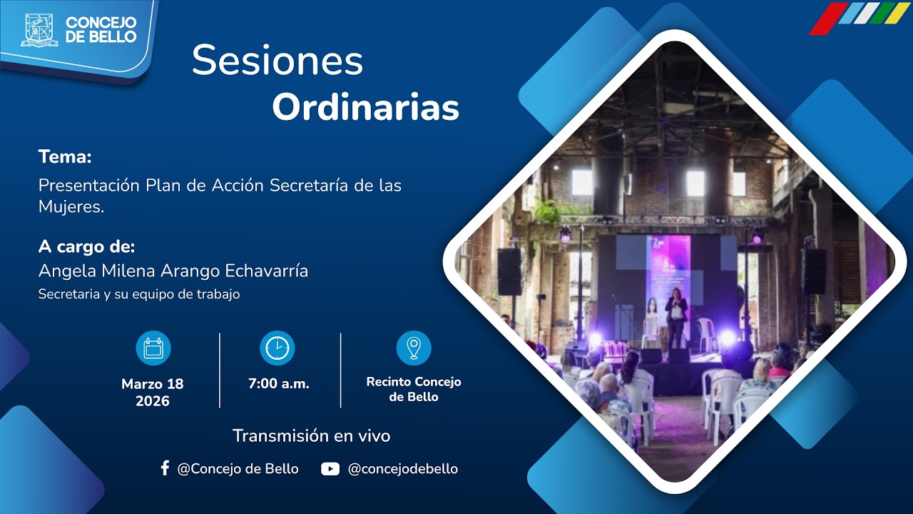 Sesión ordinaria 18 de marzo 2026