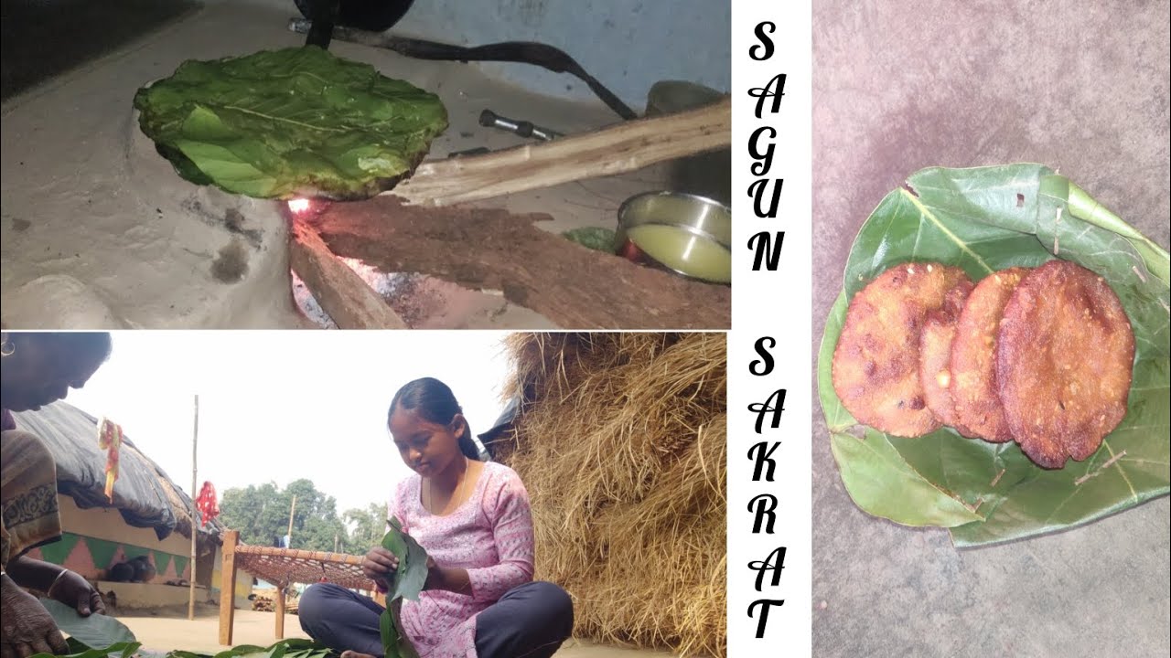 SAGUN SAKRAT ||Jil pitha and gud pitha😋|| vlog