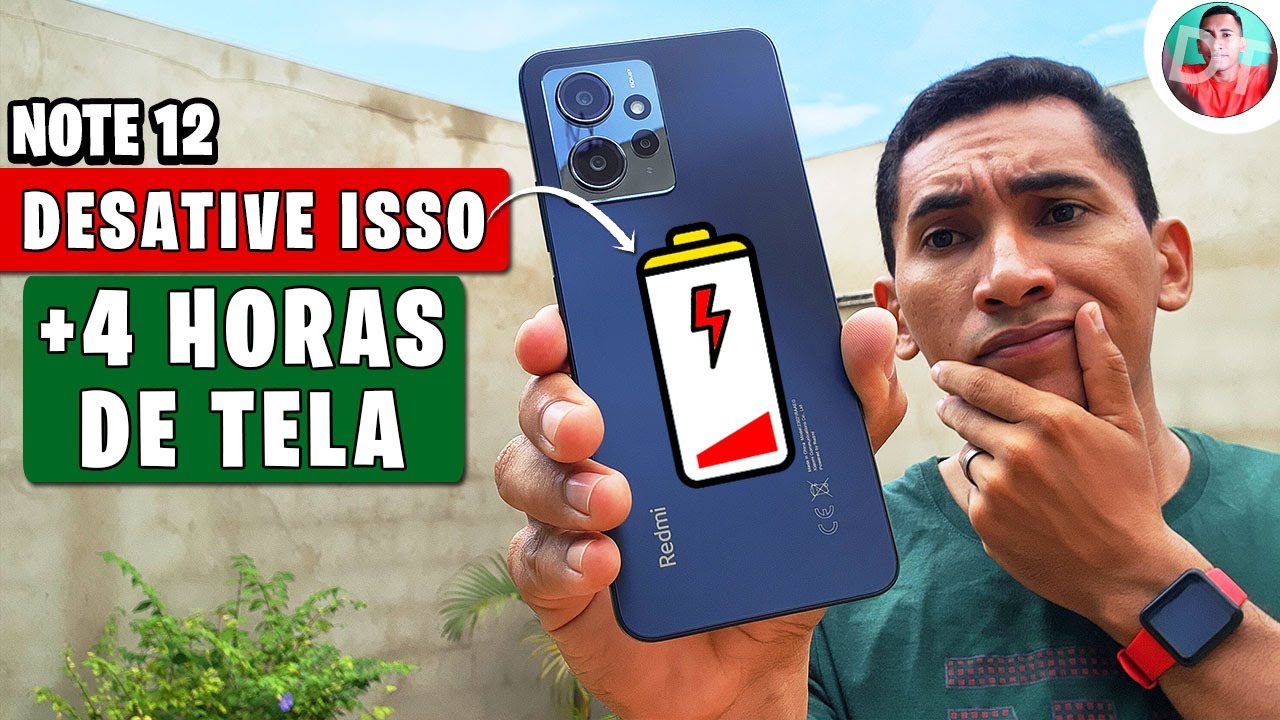 Desative o VILÃO da BATERIA do Redmi Note 12 - Antes que seja tarde