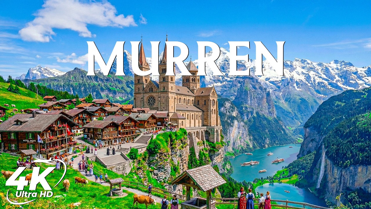 Mürren Switzerland 4K 🇨🇭 | Alpine Village Above the Clouds