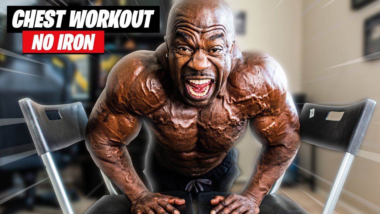 The BEST CHEST Home Workout (NO IRON)