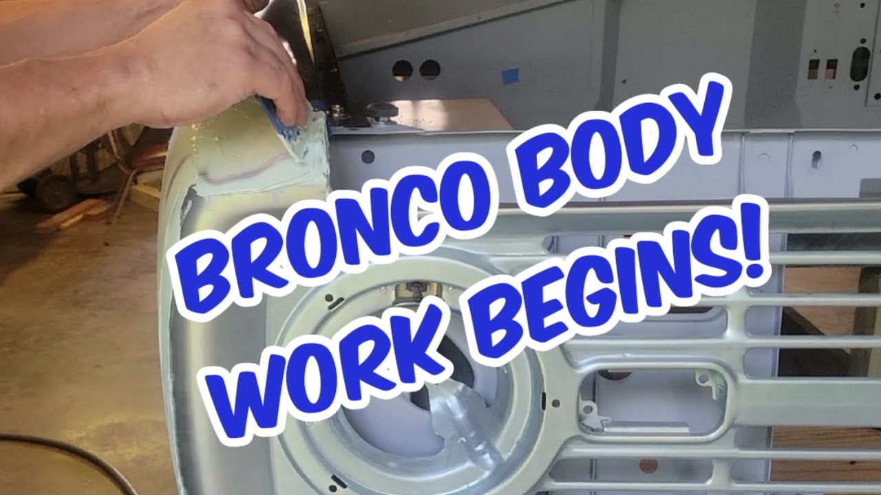 Начало кузовных работ — проект реставрации Ford Bronco 1966 года