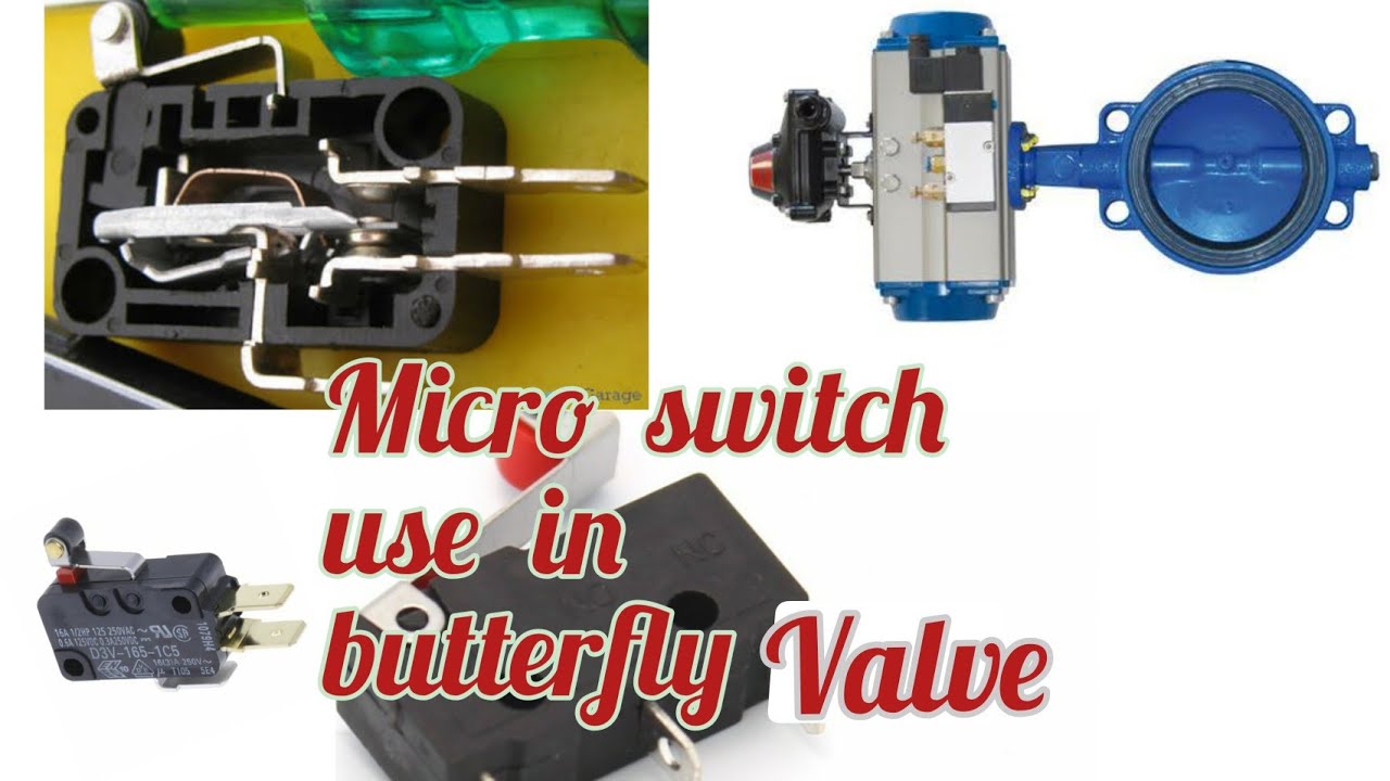 micro switch use in butterfly valve  in batching plant or rmc plant