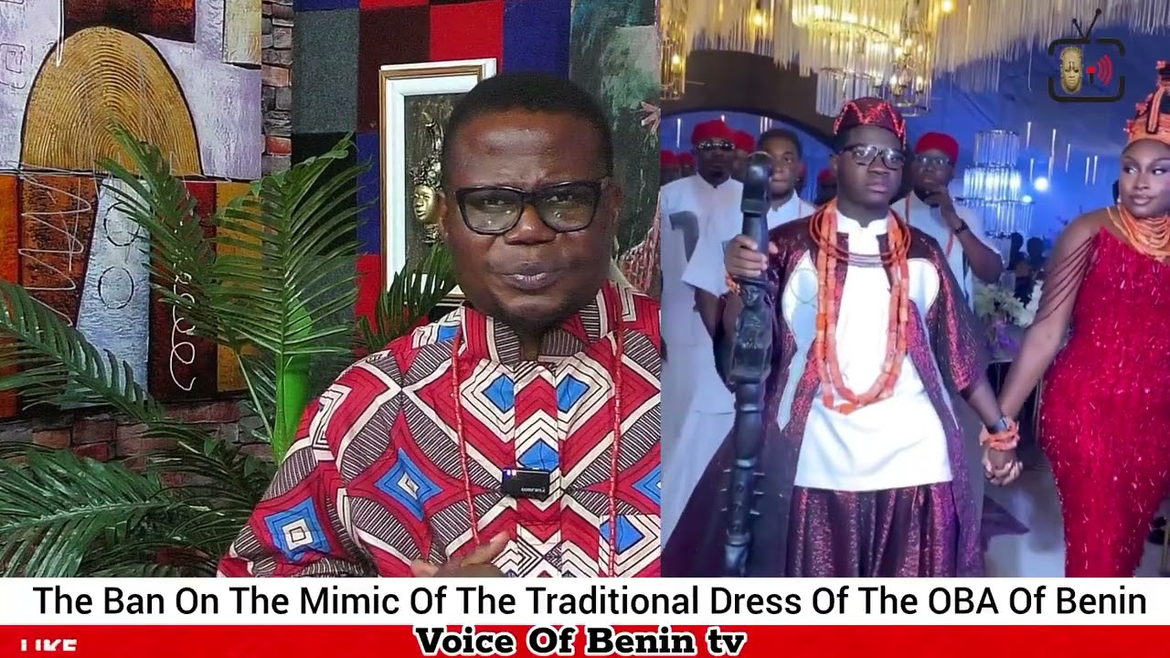 The Bãn On The Mimic Of The Traditional Dress Of The OBA Of Benin