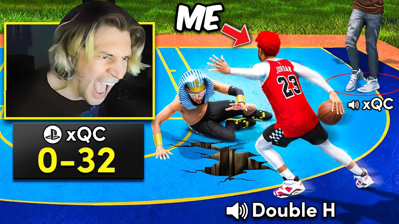 xQC couldn't win a game, so I SAVED HIM! Streamer reacts to UNREAL 6'8 Demigod Build in NBA 2K26!
