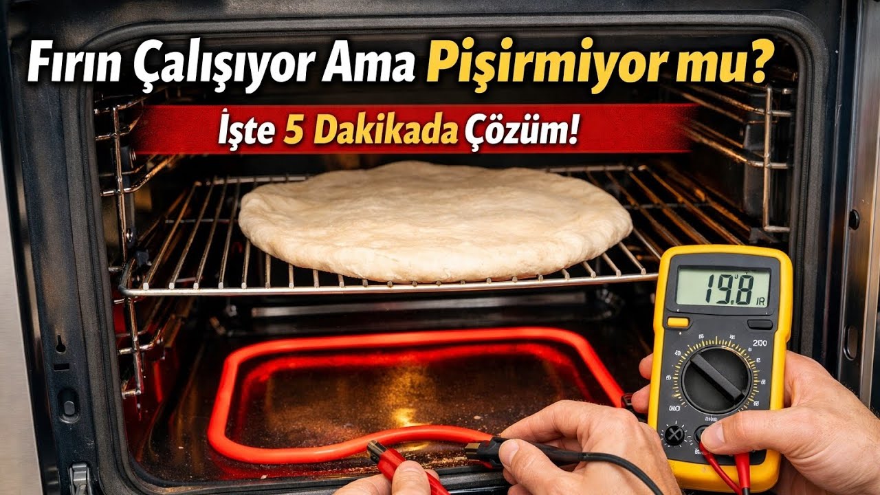 Fırın Çalışıyor Ama Pişirmiyor mu? İşte 5 Dakikada Çözüm!