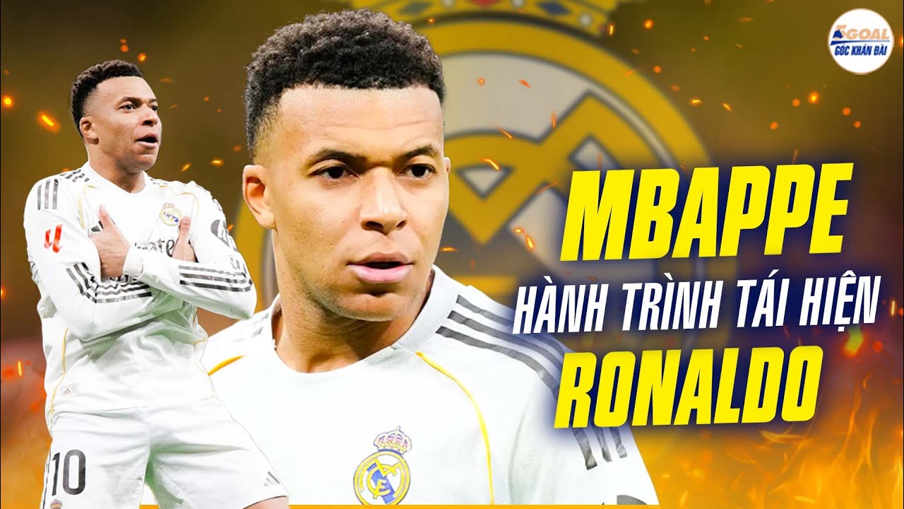 MBAPPE: ĐẤNG CỨU THẾ TẠI BERNABEU VÀ HÀNH TRÌNH TÁI HIỆN HÌNH BÓNG VĨ ĐẠI CỦA CRISTIANO RONALDO