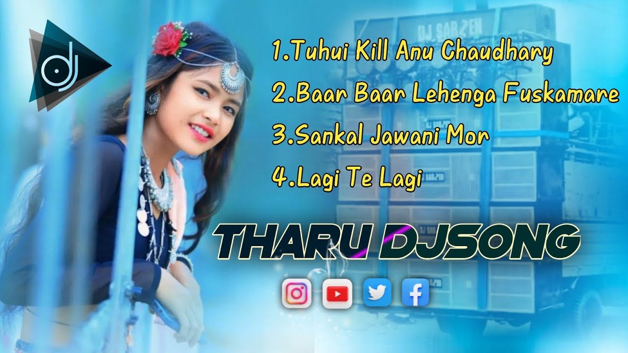 Nonstop Tharu Dj Song 2081| Dj Vishal Kuchaini| Tharu Dj Songs| Tharu Gana