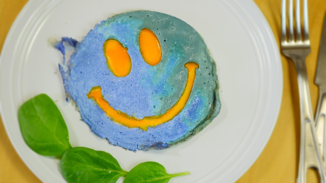 Smiley Earth Omelet ニコちゃんマークな地球卵焼き