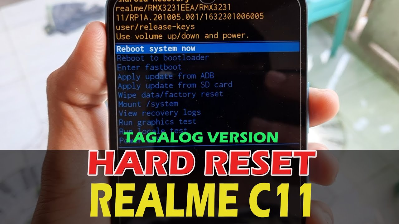 PAANO HARD RESET ANG REALME C11 | TAGALOG TIPS 2023