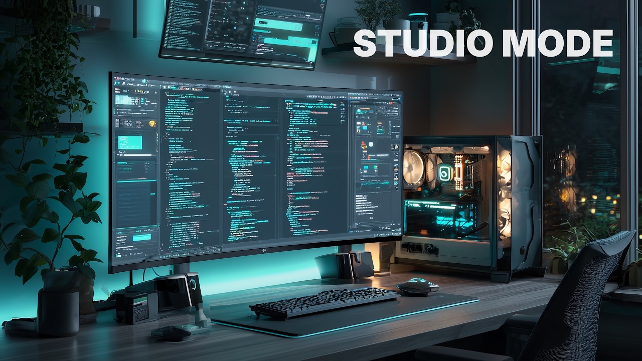 Minimal Synthwave Studio | Studio Echoes | Minimal Coding Ambience | Deep Work Music [No Ads]