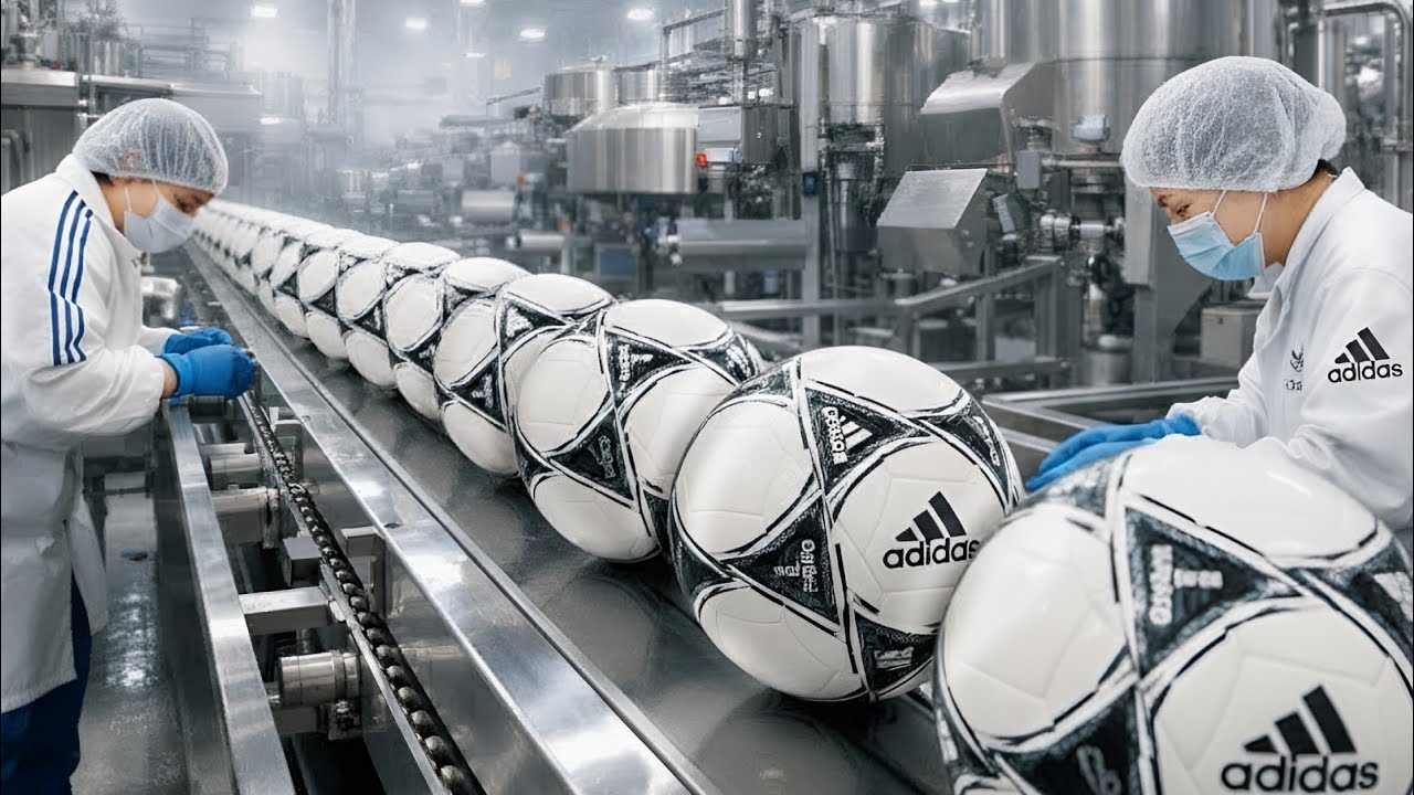 Inside an Adidas Football Factory  How Match Grade Footballs Are Actually Made
