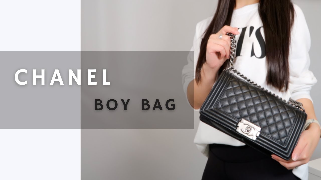 CHANEL BOY BAG REVIEW (OLD MEDIUM); PROS & CONS, MOD SHOTS, WHAT FITS INSIDE | Irene Simply