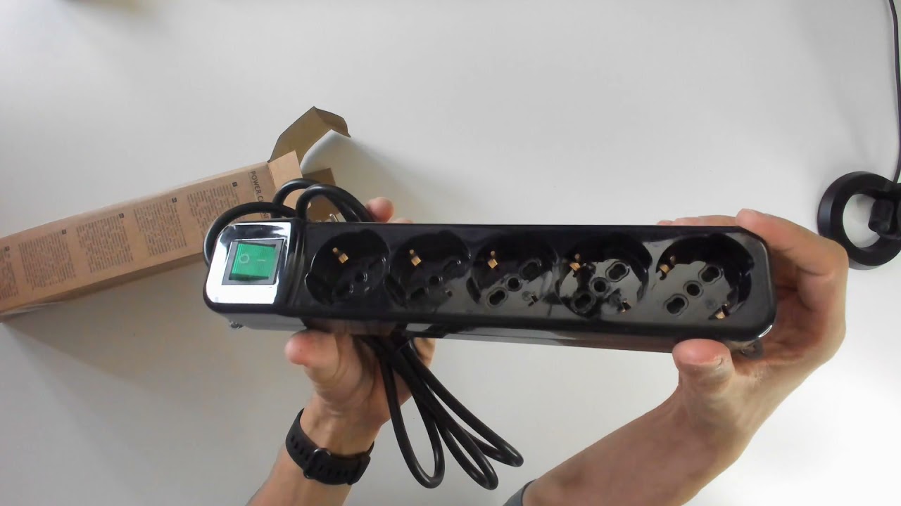 Tecnoware Multipresa Filtrata Power Cleaner 5 Ita, Ciabatta semplice e funzionale