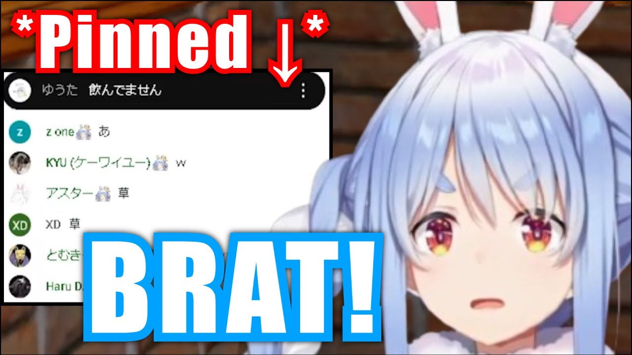Drunk Pekora Publicly Shame A Viewer【Hololive/Usada Pekora】