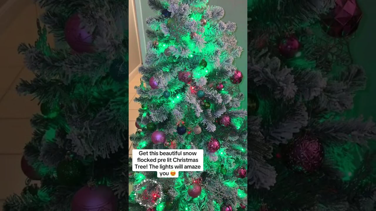 The most beautiful pre lit Christmas Tree! 🎄🎁✨ 