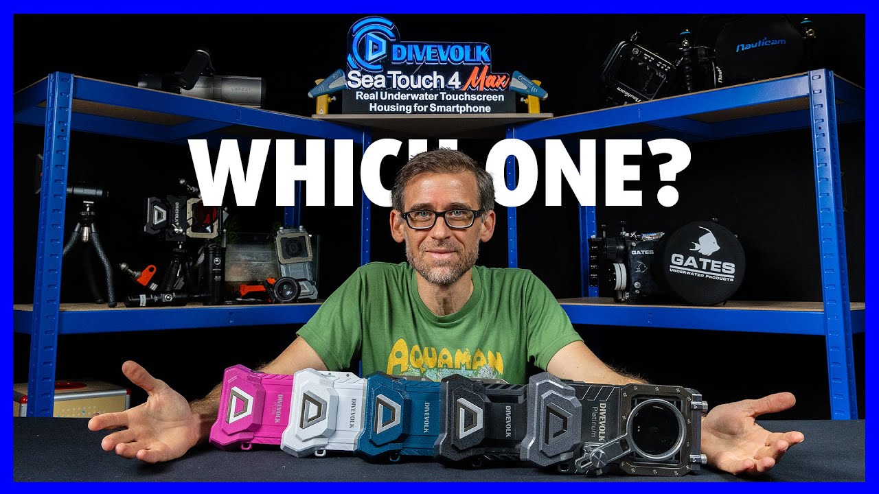 The Divevolk Seatouch 4 Max lineup 🤩