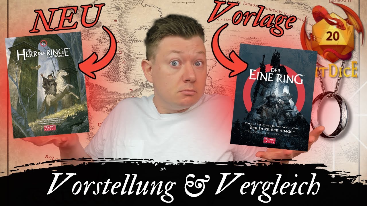 Der Herr der Ringe 5E Rollenspiel | Vorstellung und Vergleich mit 