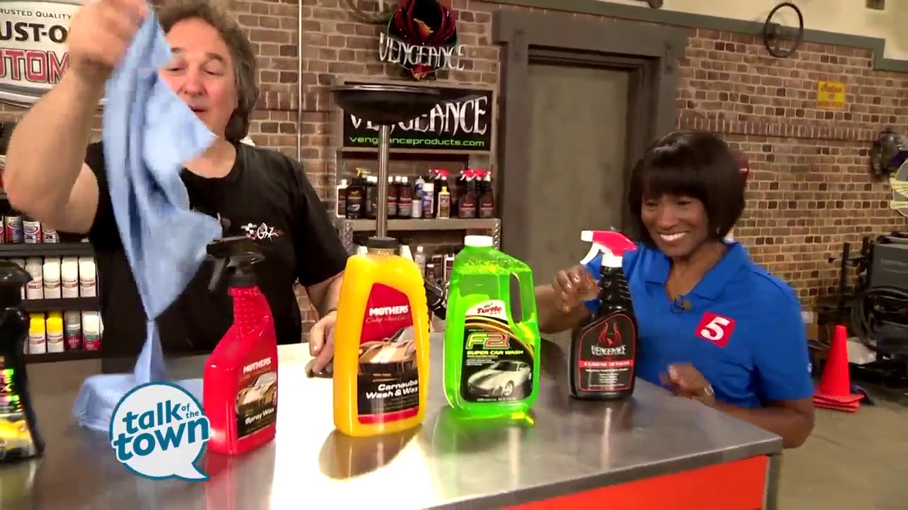 GearZ TV's Stacey David with Tips on How to Clean Your Car Like a Pro