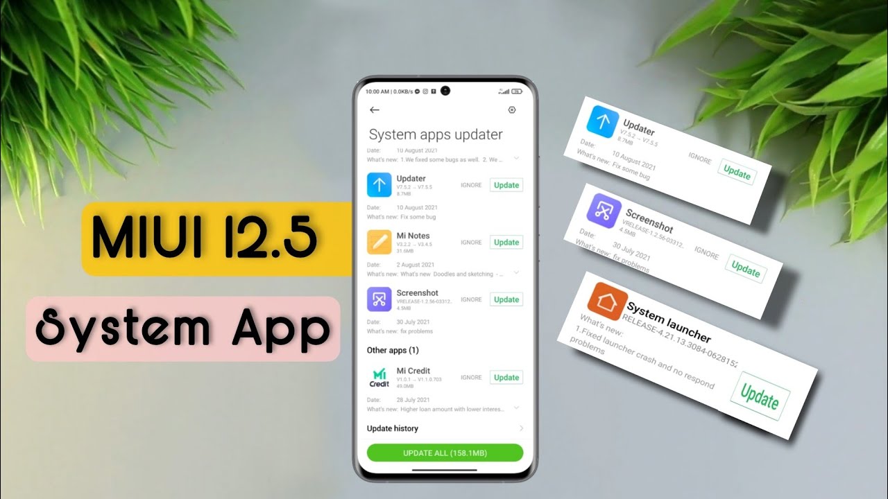 Latest MIUI 12.5 System Apps Update (System Launcher, New Game Turbo Etc) | MIUI System App Update