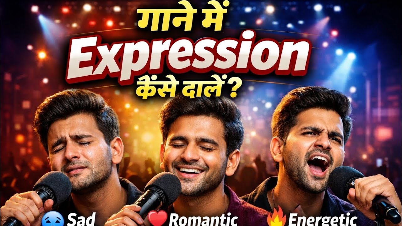 गाने में Expression कैसे डालें? | Singing Expression Tips for Beginners