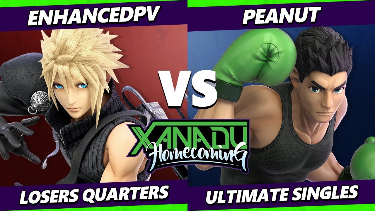 Xanadu Homecoming Top 8 - Peanut (Little Mac) Vs. enhancedpv (Cloud) Smash Ultimate - SSBU