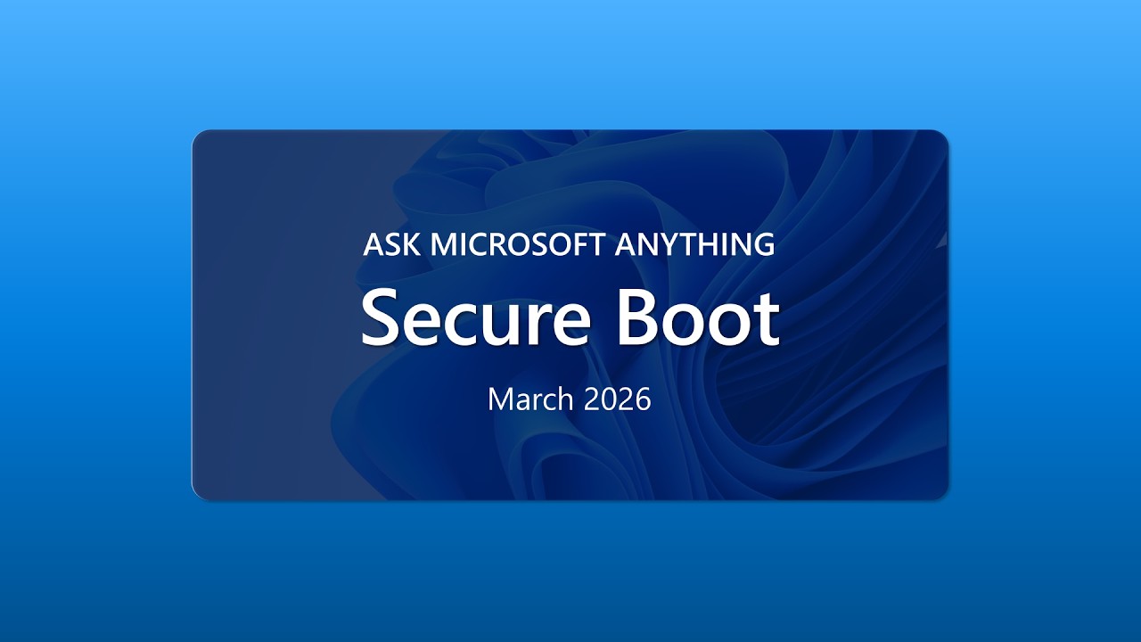 Задайте Microsoft любой вопрос: Безопасная загрузка