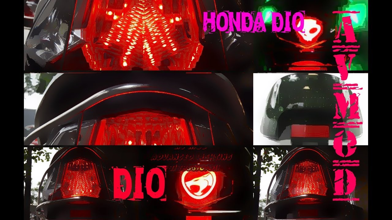 HONDA DIO CUSTOM LED TAIL LIGHT BY AVMOD