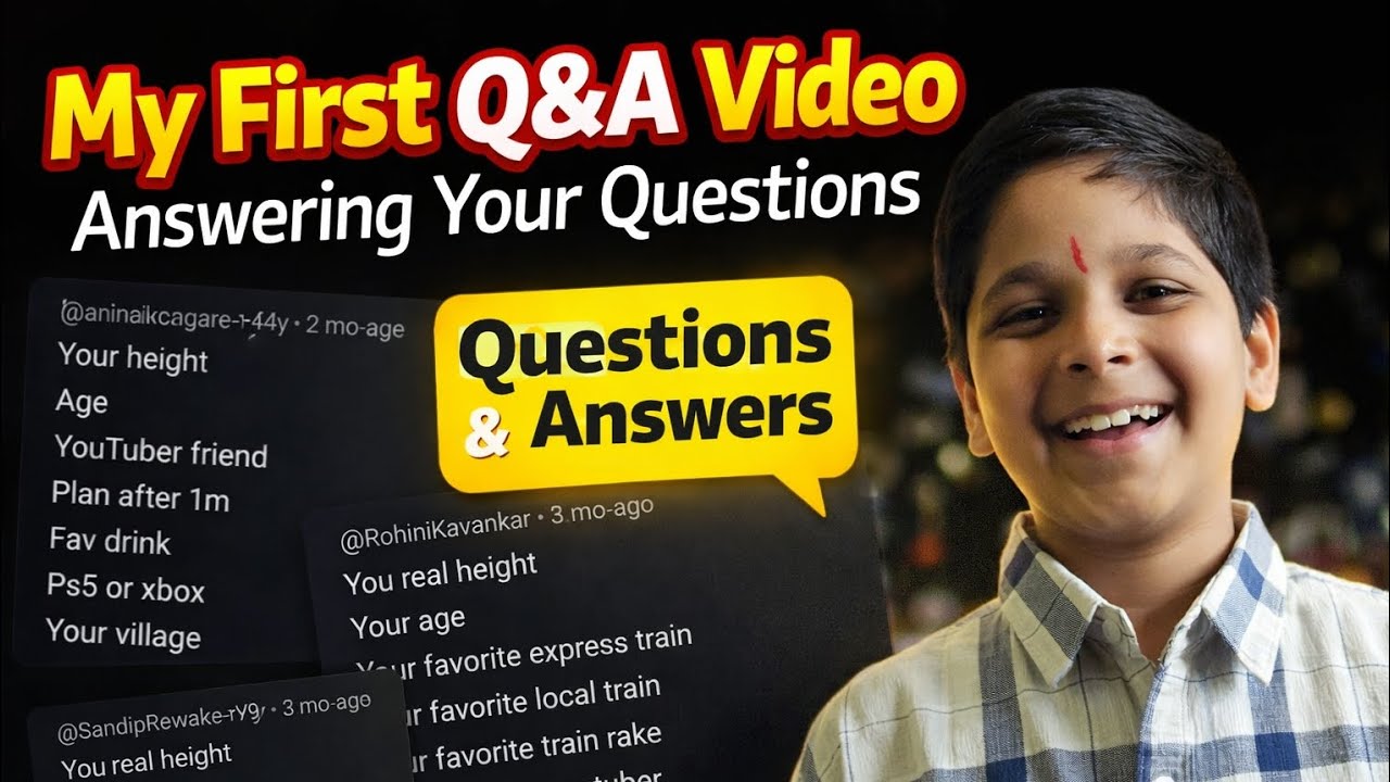 My First Q&A Video | Answering Your Questions. माझा पहिला Q&A व्हिडिओ | तुमच्या प्रश्नांची उत्तरे