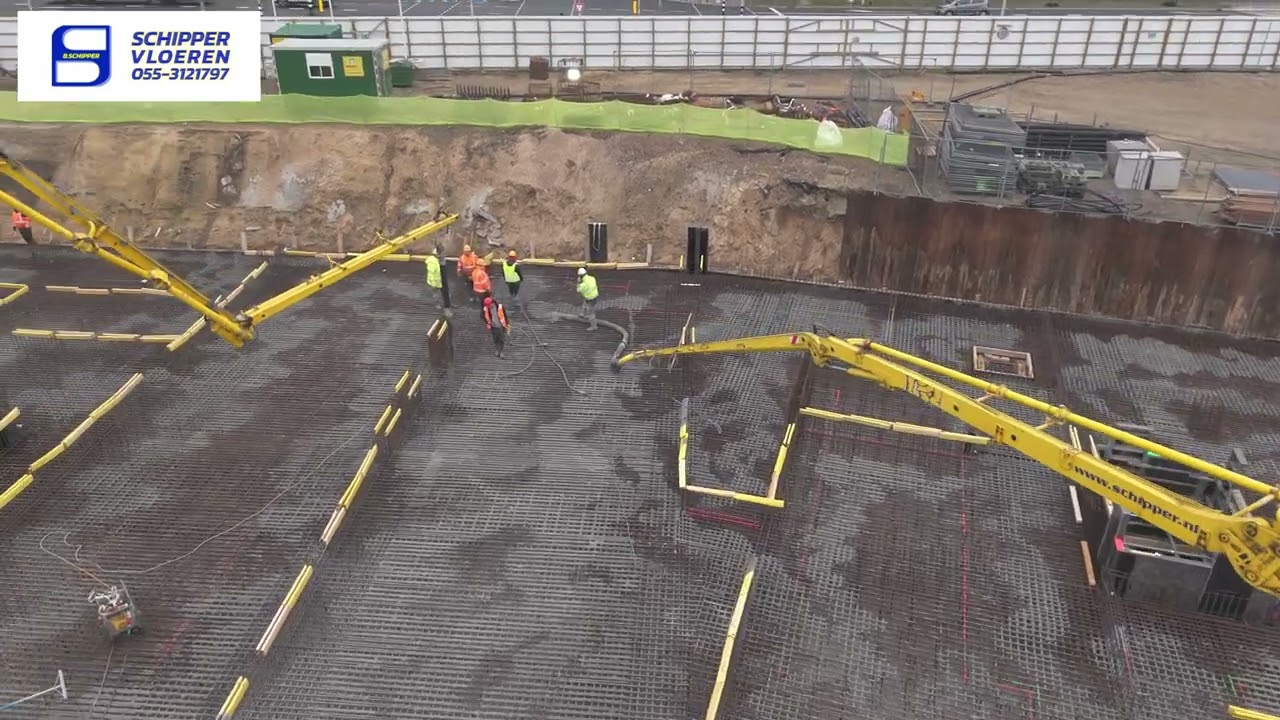 Nijmegen project Nimwest start 2026 - gereed 2028 - fundering voor 23 bouwlagen