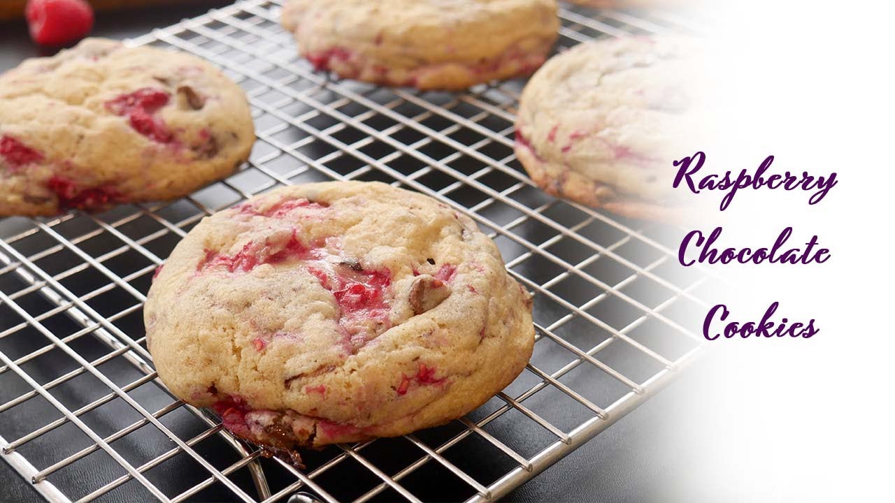 Raspberry Chocolate Cookies