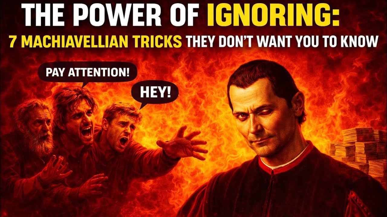 Never React, Never Explain, Just Ignore | Machiavelli’s 7 Dark Psychology Tricks