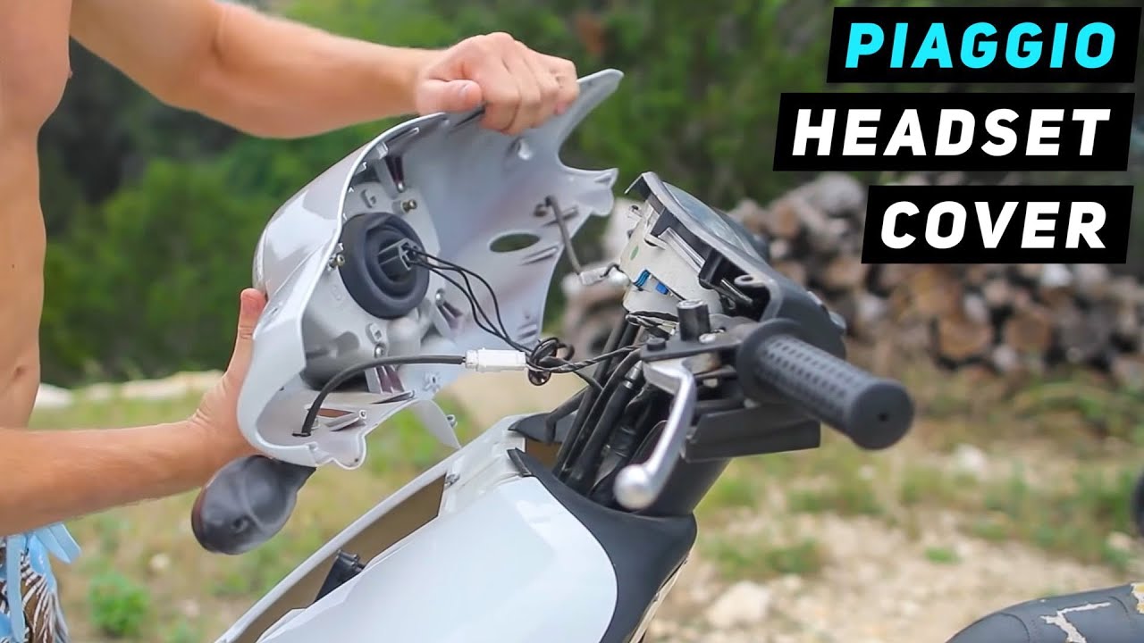 Piaggio Fly - Headlight / Handlebar Cover Removal | Mitch's Scooter Stuff