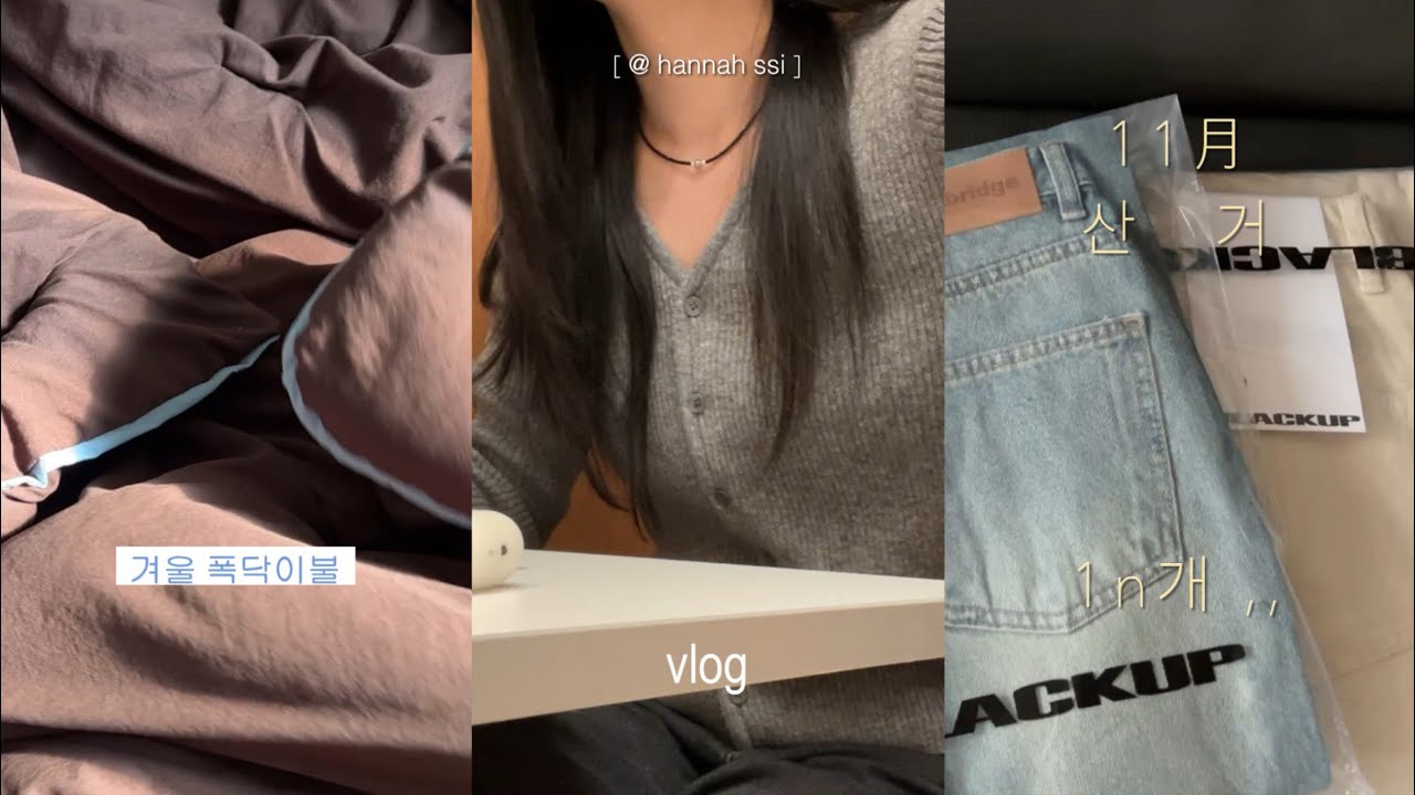 vlog. 블프맞이 지름신 강림 💰🛍️