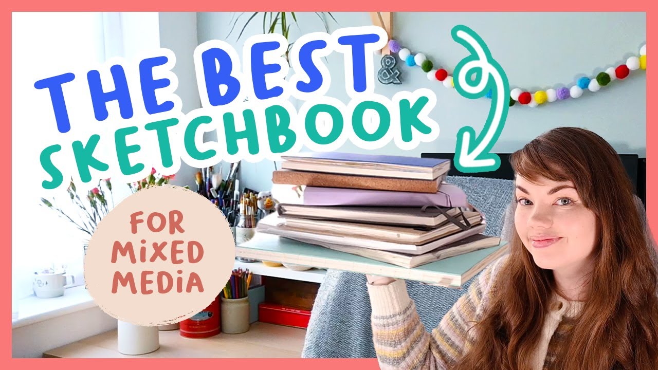 Ranking my sketchbooks from best to worst 😬 My faves for mixed media 🎨