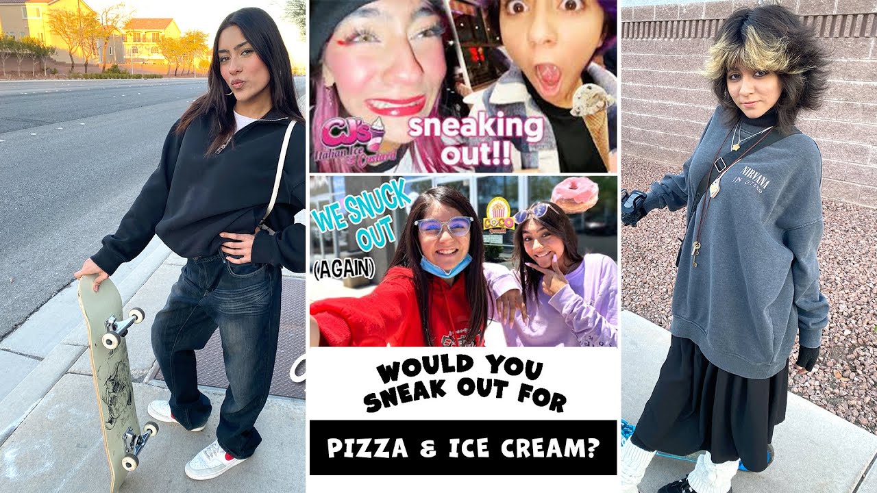 Sneaking Out For Ice Cream and Pizza