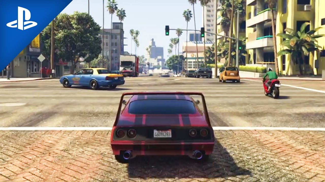 GRAND THEFT AUTO 5 PS4 - Driving [Free Roam Gameplay]