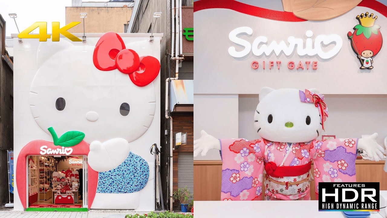 🎀🇯🇵 Inside HELLO KITTY Official Shop in Tokyo - Sanrio Gift Gate Asakusa Store