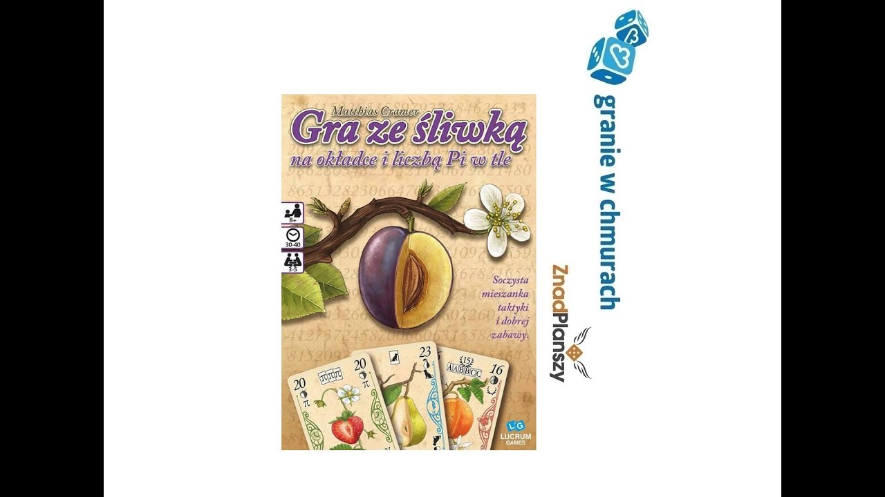 Gra ze śliwką na okładce i liczbą PI w tle - zasady, przykładowa rozgrywka