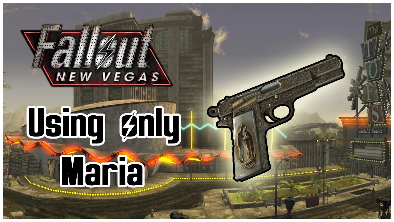 Can you beat fallout New Vegas with Benny's pistol Maria?