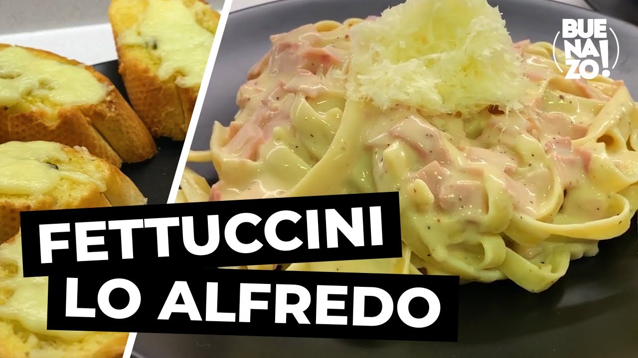 Receta de salsa a lo Alfredo para fettuccini y tallarines (receta casera, receta peruana) | BUENAZO!