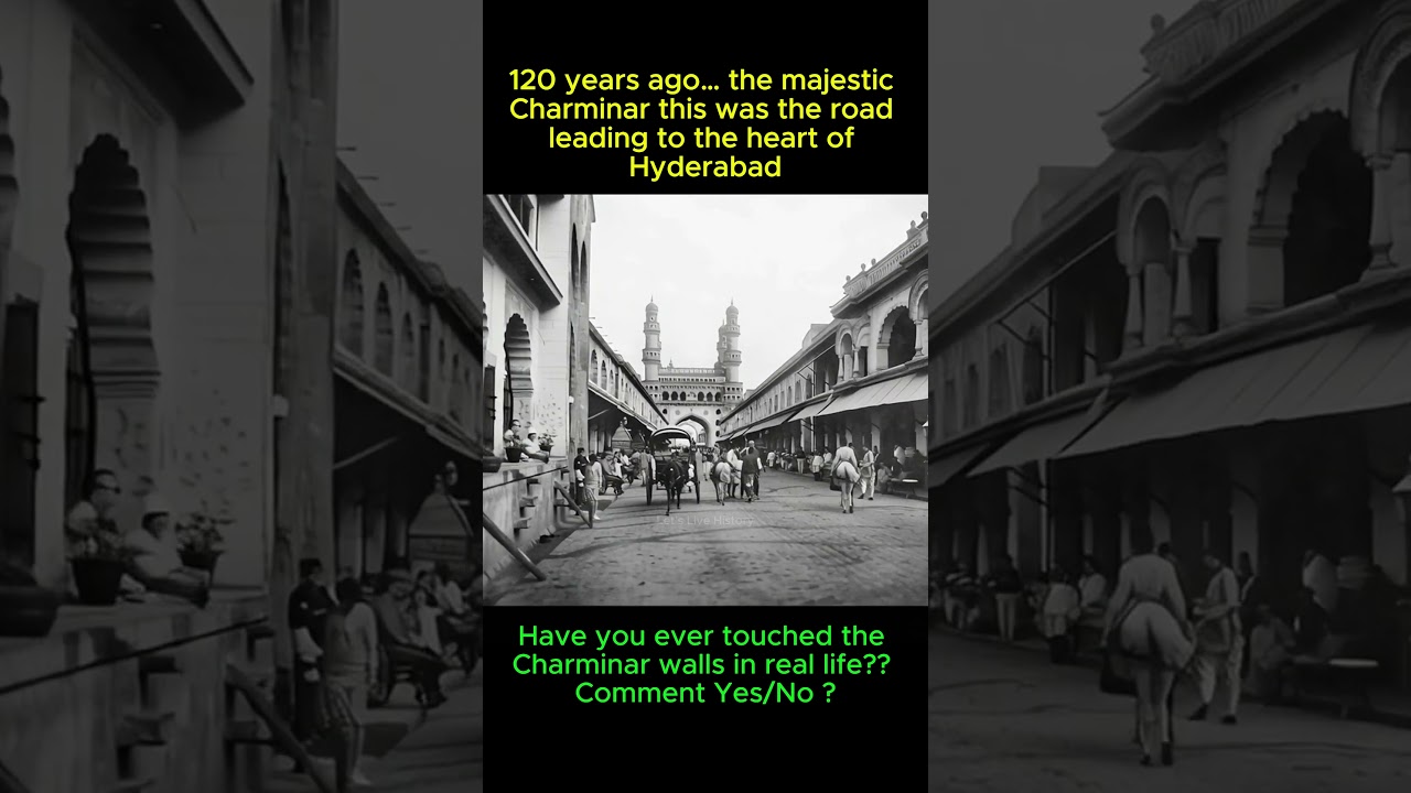 120-Year-Old Charminar Street in Hyderabad #shorts