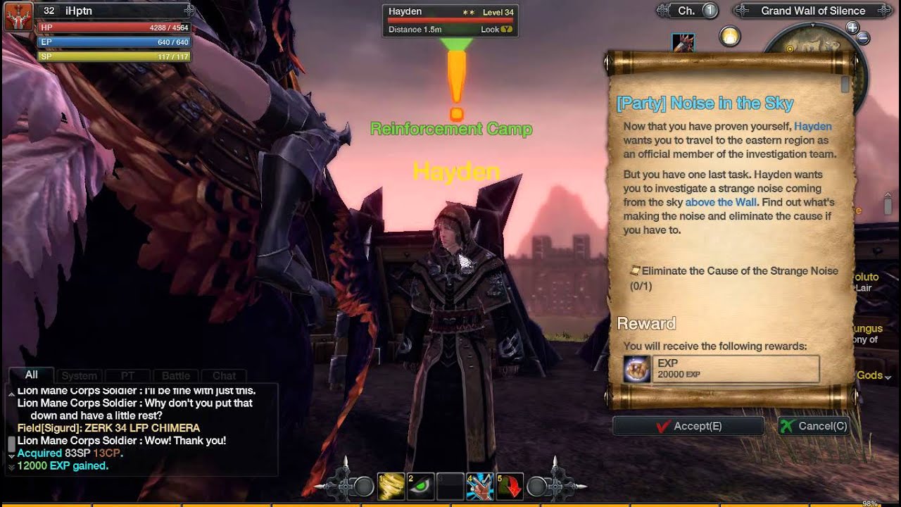 RaiderZ Quest Difficult Mission