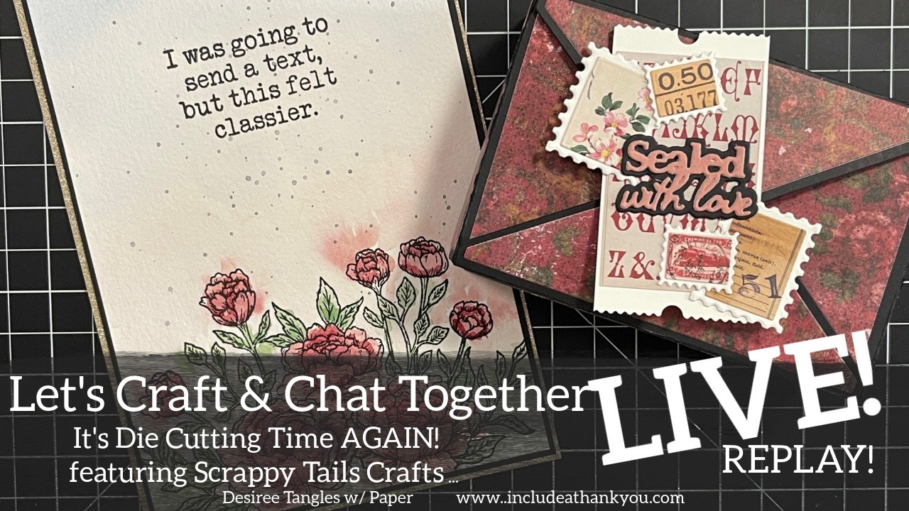 LIVE Replay!  Let's have some MORE fun with Die Cutting! featuring @scrappytailscrafts8732