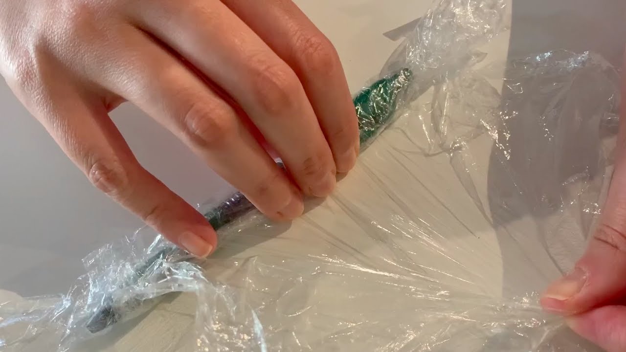 ASMR / Peeling Plastic Wrap Off Office Supplies / No Talking