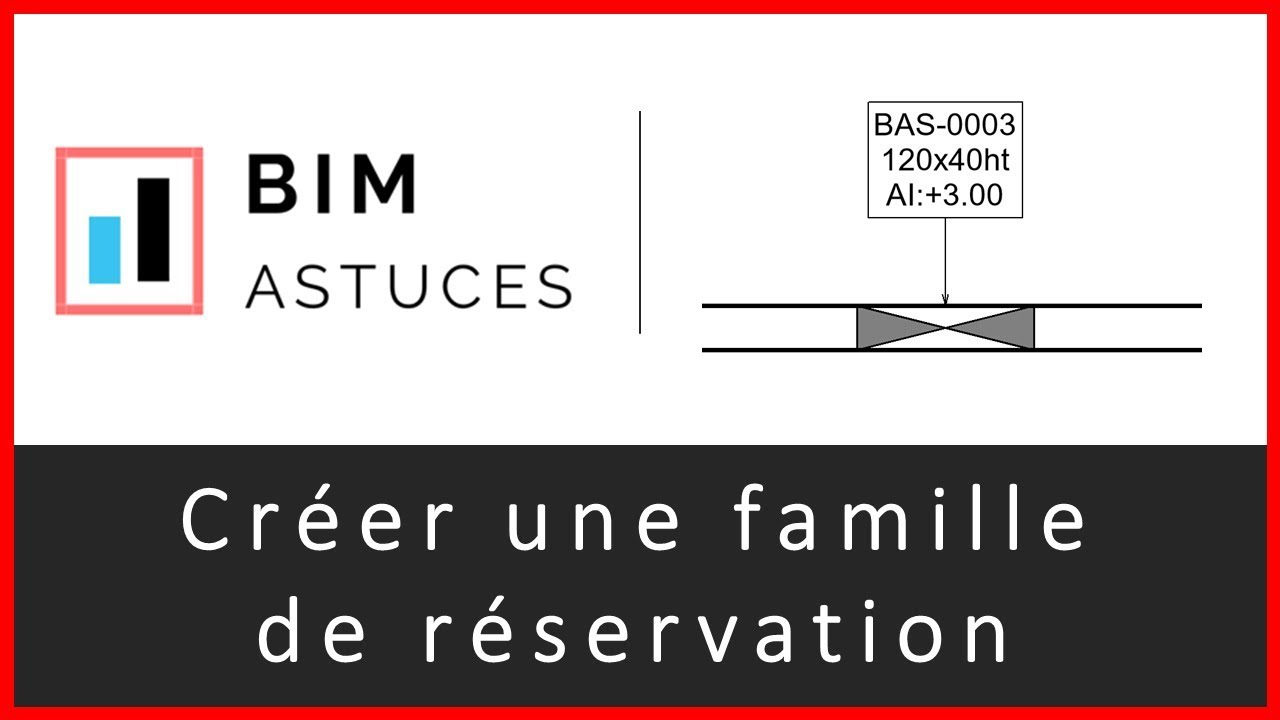 Tutoriel Revit - Famille de réservation