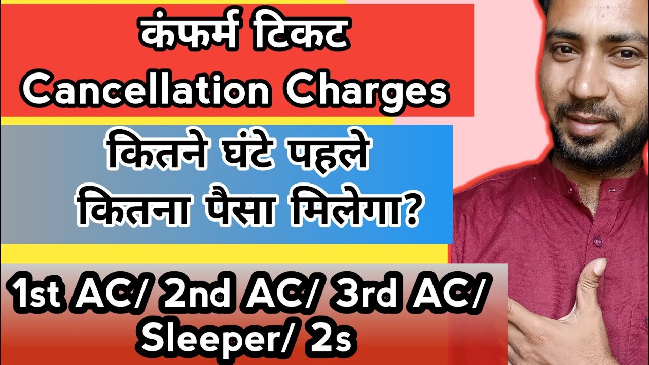 Confirm ticket Cancellation Charges 2025 | Confirm ticket Cancel Charges | Ali Support
