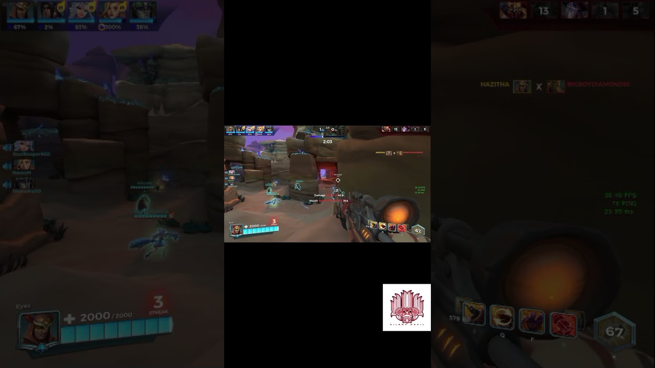 More Damage strix or KINESSA? #Paladins #Gameplay #Silent_devi