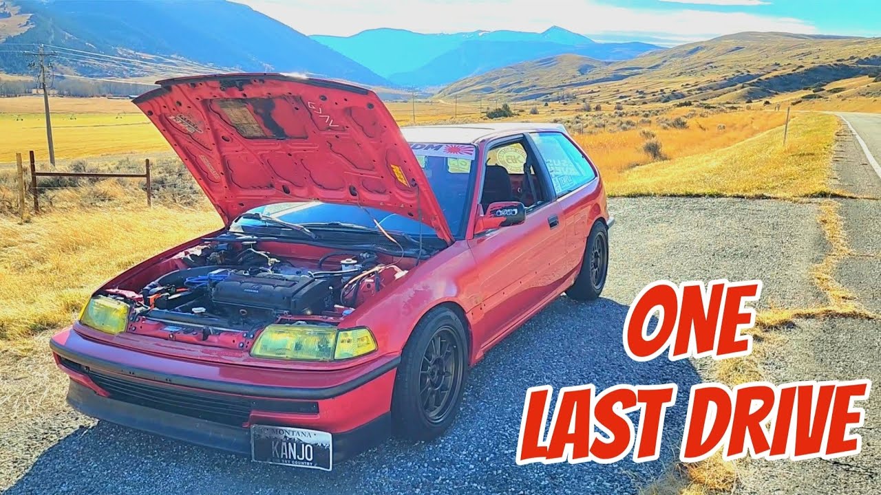 Honda Civic EF si B16 swapped Kanjo build cruise VTEC pulls Konig Hypergram wheels